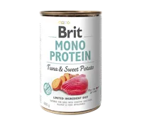 Brit Care Mono Protein, Köpekler için Ton Balığı ve Tatlı Patetesli Yaş Mama 400 gr 1